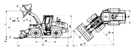 Габаритные размеры ПК-65