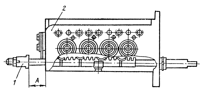 Установка полного выхода тяги рейки Установка полного выхода тяги рейки